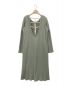 Uhr (ウーア) Back-belted Rib Dress カーキ サイズ:-：6000円