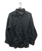 CADUNE）の古着「リネン混シャツ」｜ブラック