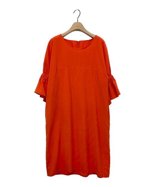 ADORE（アドーア）ADORE (アドーア) ライトグログランワンピース オレンジ サイズ:36の古着・服飾アイテム