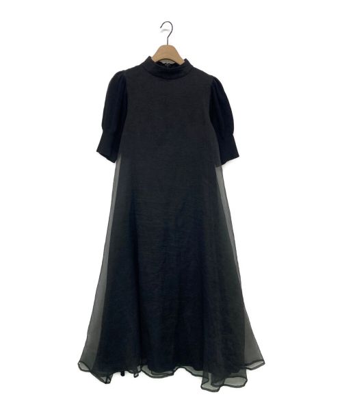 Ameri VINTAGE（アメリヴィンテージ）Ameri VINTAGE (アメリヴィンテージ) FLUFFY MACARON DRESS ブラック サイズ:Mの古着・服飾アイテム