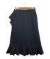 eclat (エクラ) 地曳いく子 (ジビキイクコ) フリルラップスカート ネイビー サイズ:40：6000円