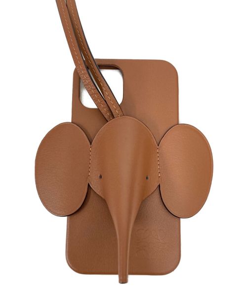 LOEWE（ロエベ）LOEWE (ロエベ) ELEPHANT PHONE COVER ブラウン サイズ:表記なしの古着・服飾アイテム