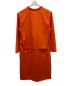 Cristaseya (クリスタセヤ) Padded Collar Double Shirt Dress オレンジ サイズ:S 未使用品：25800円