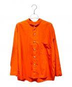 CristaSeyaクリスタセヤ）の古着「PYJAMA SHIRT(パジャマシャツ）」｜オレンジ