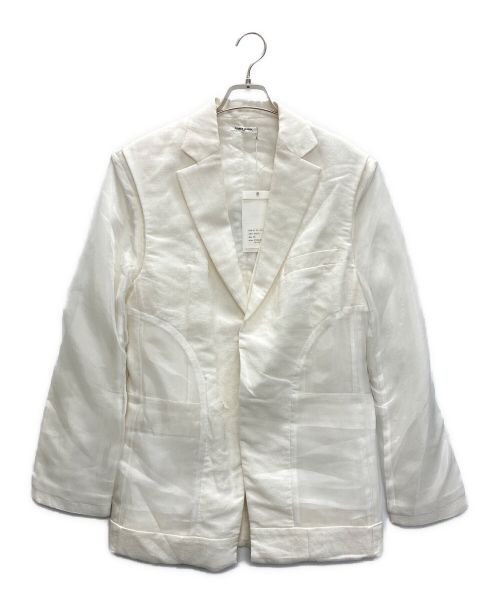FUMIKA UCHIDA（フミカウチダ）FUMIKA UCHIDA (フミカウチダ) DOUBLE LAPEL JACKET ホワイト サイズ:SIZE 36の古着・服飾アイテム