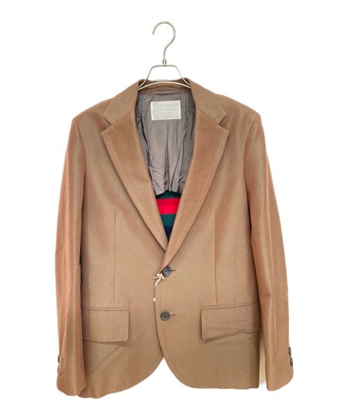 KOLOR（カラー）kolor (カラー) C/Eシャンブレージャケット ブラウン サイズ:1 未使用品の古着・服飾アイテム
