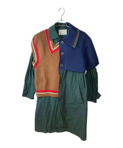 KOLOR（カラー）kolor (カラー) ナイロンタイプライターコート マルチカラー サイズ:1 未使用品の古着・服飾アイテム