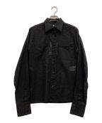 LEMAIREルメール）の古着「NEW POINTED COLLAR SHIRT」｜BLACK