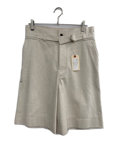 jonnlynx（ジョンリンクス）jonnlynx (ジョンリンクス) hemp short pants アイボリー サイズ:Mの古着・服飾アイテム