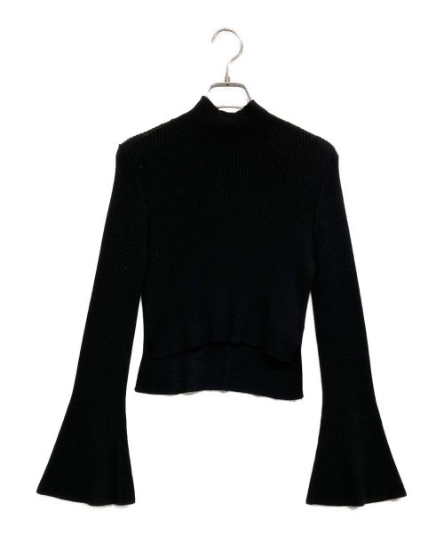 Mame Kurogouchi（マメクロゴウチ）Mame Kurogouchi (マメクロゴウチ) シルクハイネックニット ブラック サイズ:１の古着・服飾アイテム