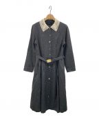 Jane Marpleジェーンマープル）の古着「British wool lace collar dress」｜グレー