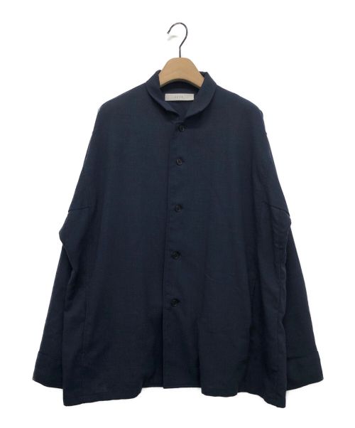 seya.（セヤ）seya. (セヤ) ウールギャバジンシャツジャケット ネイビー サイズ:Sの古着・服飾アイテム