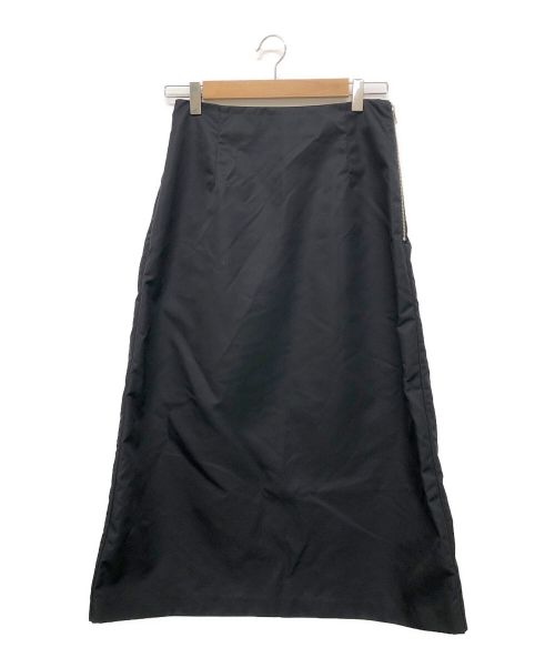 DEUXIEME CLASSE（ドゥーズィエム クラス）Deuxieme Classe (ドゥーズィエム クラス) Nylon スカート ブラック サイズ:36の古着・服飾アイテム