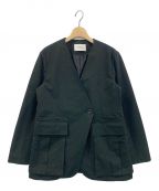 la peau de gemラポドゥジェム）の古着「safari jacket」｜ブラック