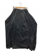nagonstansナゴンスタンス）の古着「メモリーグログラン cube skirt」｜ブラック