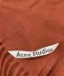 Acne studios (アクネストゥディオス) 大判ストール ブラウン：9800円