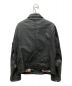BEAMS HEART (ビームスハート) ラムレザーライダースジャケット ブラック サイズ:S：3980円