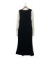 CASA FLINE (カーサフライン) バイカラードッキングドレス ブラック サイズ:F：9800円
