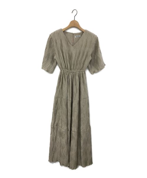RANDEBOO（ランデブー）RANDEBOO (ランデブー) ナチュラルチックドレス ベージュ サイズ:Fの古着・服飾アイテム