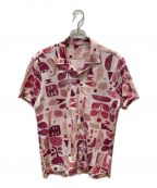 CIRCOLO 1901チルコロ1901）の古着「オープンカラーシャツ」｜ピンク×ベリー