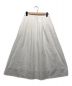YARRA（ヤラ）の古着「INDIA刺繍ギャザースカート」｜ホワイト