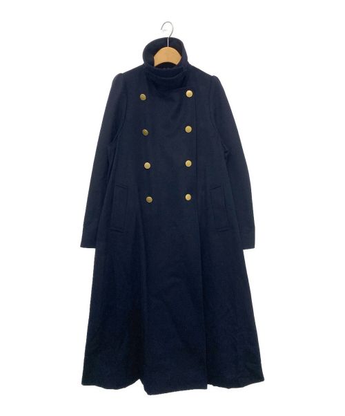 Ameri（アメリ）Ameri (アメリ) CHARME FLARE LONG COAT ネイビー サイズ:Sの古着・服飾アイテム