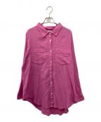 FRAMeWORKフレームワーク）の古着「コットンクレープシャツ」｜ピンク