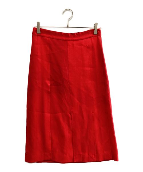 MSGM（エムエスジーエム）MSGM (エムエスジーエム) スリットスカート ショッキングピンク サイズ:40の古着・服飾アイテム