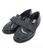 HUNTERハンター）の古着「REFINED BOW GLOSS PENNY LOAFER」｜ブラック