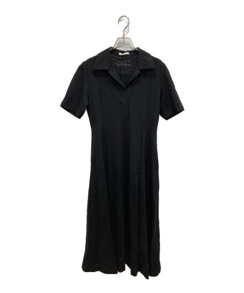 LE PHIL（ル フィル）LE PHIL (ル フィル) ポンチポロワンピース ブラックの古着・服飾アイテム