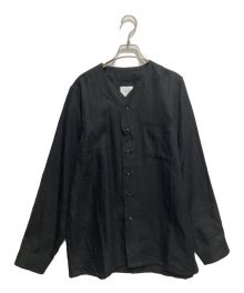 KAJA（カジャ）の古着「リネンシャツ」｜ブラック