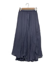UNGRID（アングリッド）の古着「シアーボリュームスカート」｜ネイビー