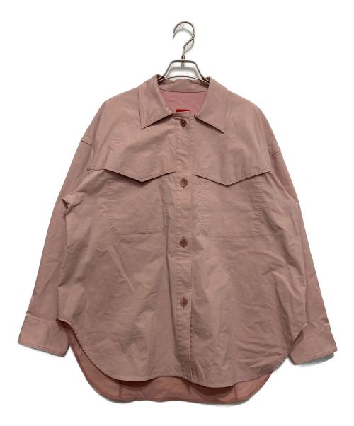 DES PRES（デ プレ）DES PRES (デ プレ) コットンストレッチ オーバーサイズドシャツ ピンク サイズ:SIZE36の古着・服飾アイテム