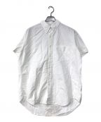 Graphpaperグラフペーパー）の古着「Oxford S/S B.D Box Shirt」｜ホワイト
