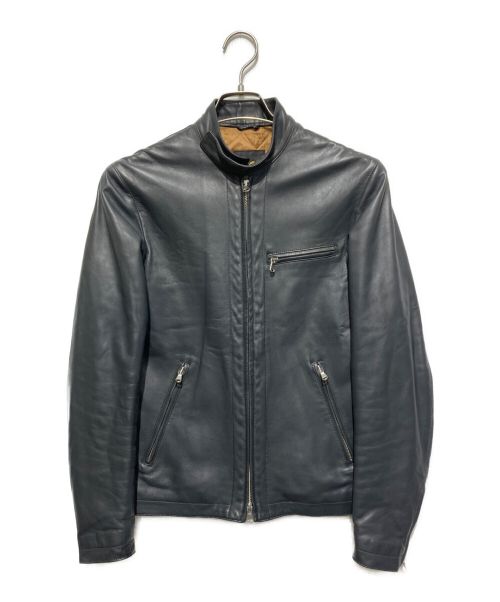 Cinquanta（チンクアンタ）Cinquanta (チンクアンタ) レザーライダースジャケット ブラック サイズ:SIZE 42の古着・服飾アイテム