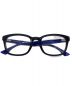 EMPORIO ARMANI（エンポリオアルマーニ）の古着「眼鏡」｜ブルー×ブラック