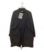 SLOWスロウ）の古着「Fishtail long jacket」｜ブラック