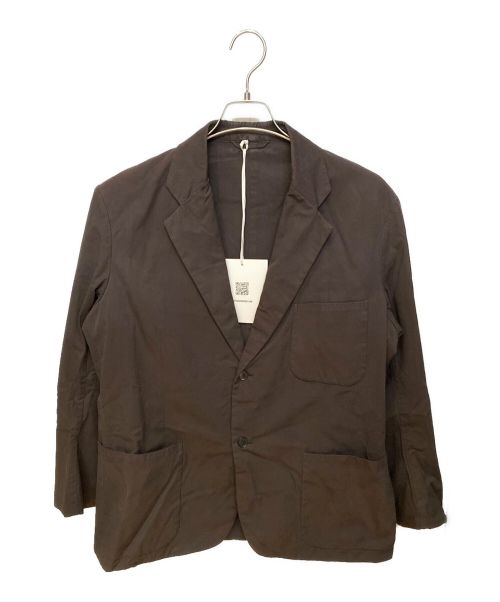 KAPTAIN SUNSHINE（キャプテンサンシャイン）KAPTAIN SUNSHINE (キャプテンサンシャイン) 22AW Garment Dyed 2B Single Jacket ブラウン サイズ:36の古着・服飾アイテム
