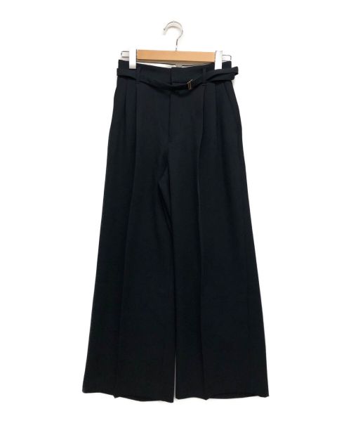 INED（イネド）INED (イネド) ツータックワイドパンツ ネイビー サイズ:7の古着・服飾アイテム
