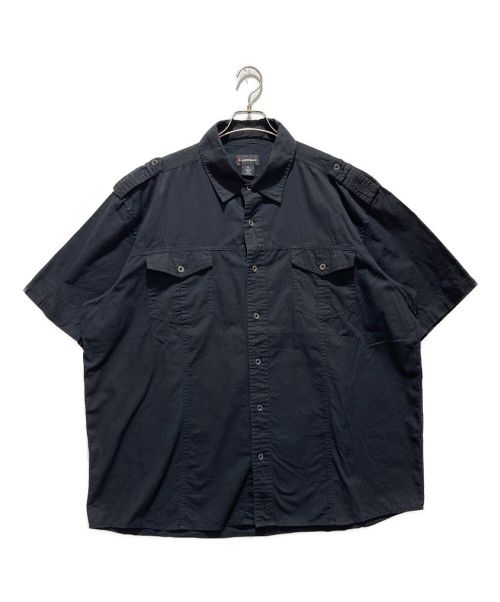 AIR WALK（エアウォーク）AIR WALK (エアウォーク) 半袖シャツ ブラック サイズ:5Lの古着・服飾アイテム