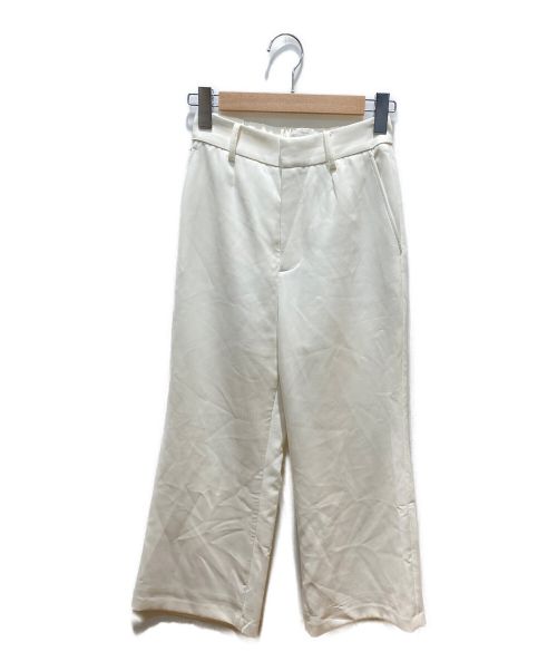 Lisiere（リジェール）Lisiere (リジェール) Cropped Pants ホワイト サイズ:36の古着・服飾アイテム