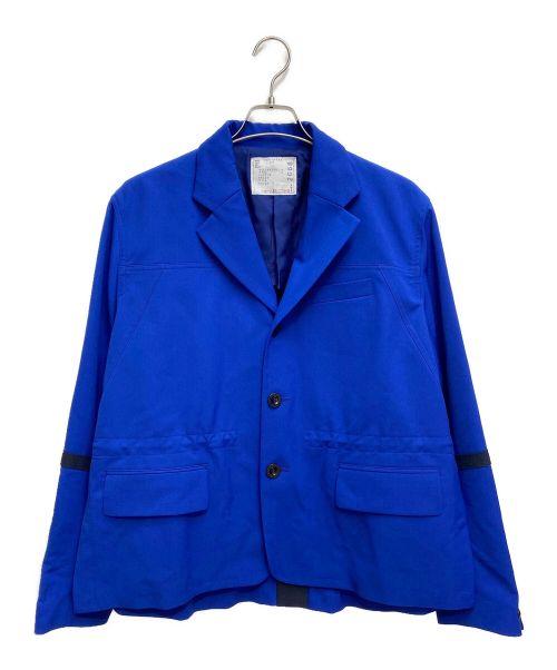 sacai（サカイ）sacai (サカイ) Suiting Mix 3B Jacket ブルー サイズ:1の古着・服飾アイテム
