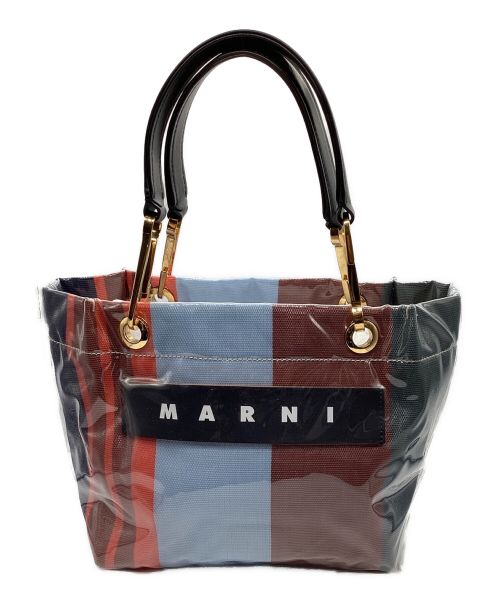 MARNI（マルニ）MARNI (マルニ) PVCハンドバッグ ブルー サイズ:-の古着・服飾アイテム