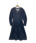 LE CIEL BLEU（ルシェルブルー）の古着「Denim V Neck Dress」｜ブルー