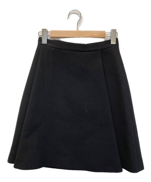 GIAMBATTISTA VALLi（ジャンバティスタ・バリ）GiAMBATTiSTA VALLi (ジャンバティスタ・バリ) シルク混スカート ブラック サイズ:38/XXSの古着・服飾アイテム