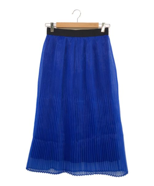 ZUCCA（ズッカ）ZUCCA (ズッカ) PO リップオーガンジー スカート ブルー サイズ:Mの古着・服飾アイテム