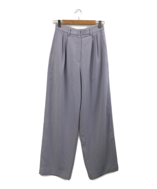 CLANE（クラネ）CLANE (クラネ) BASIC TUCK PANTS パープル サイズ:1の古着・服飾アイテム