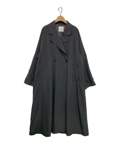 CLANE（クラネ）CLANE (クラネ) BACK GATHER DRESS TRENCH COAT グレー サイズ:2の古着・服飾アイテム