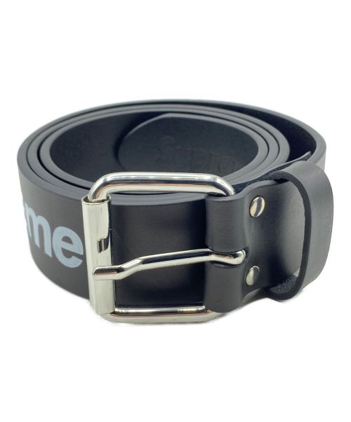 SUPREME（シュプリーム）SUPREME (シュプリーム) Repeat Leather Belt ブラック サイズ:-の古着・服飾アイテム