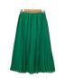BLAMINK (ブラミンク) P SI PLEAT / シルクプリーツスカート グリーン サイズ:36：15000円